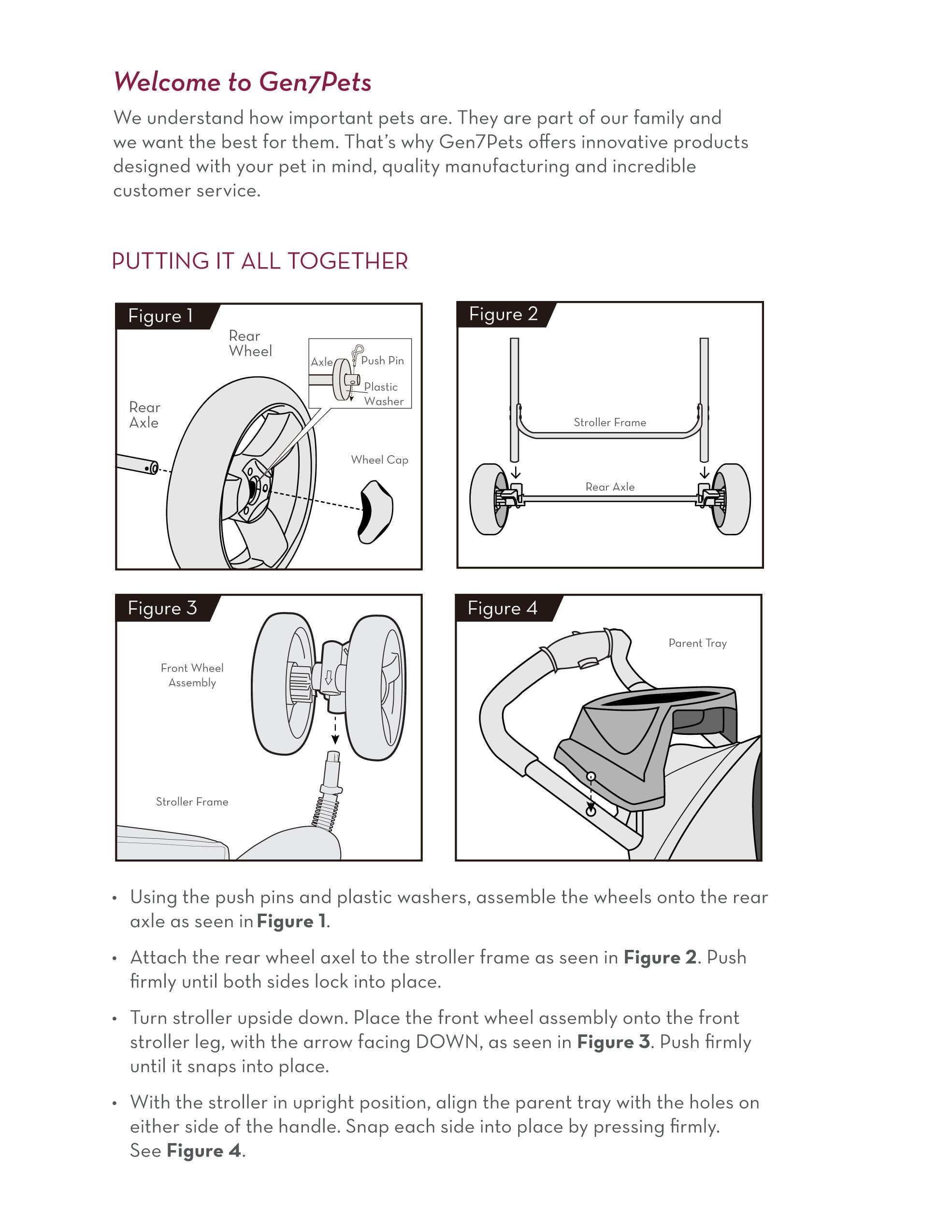 Promenade 4 Wheeled 35"L Pet Stroller for Dogs up to 50 Lb, Black Onyx, 20 Lb