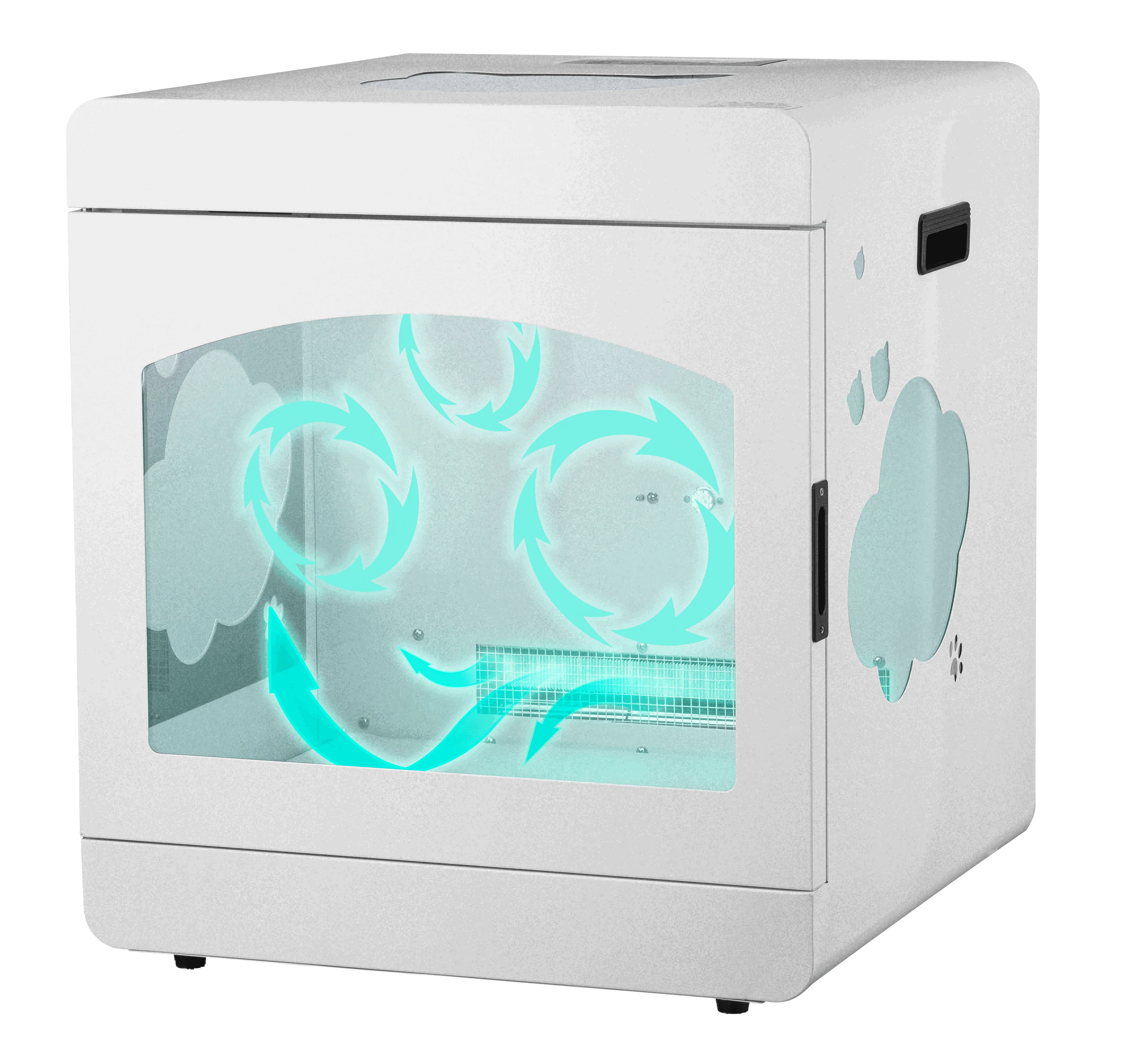 Smart Temperature Adjustable Pet Bathing Blow Drying Artifact Dog Grooming Pet Cat Dog Hair Dryer Box Room