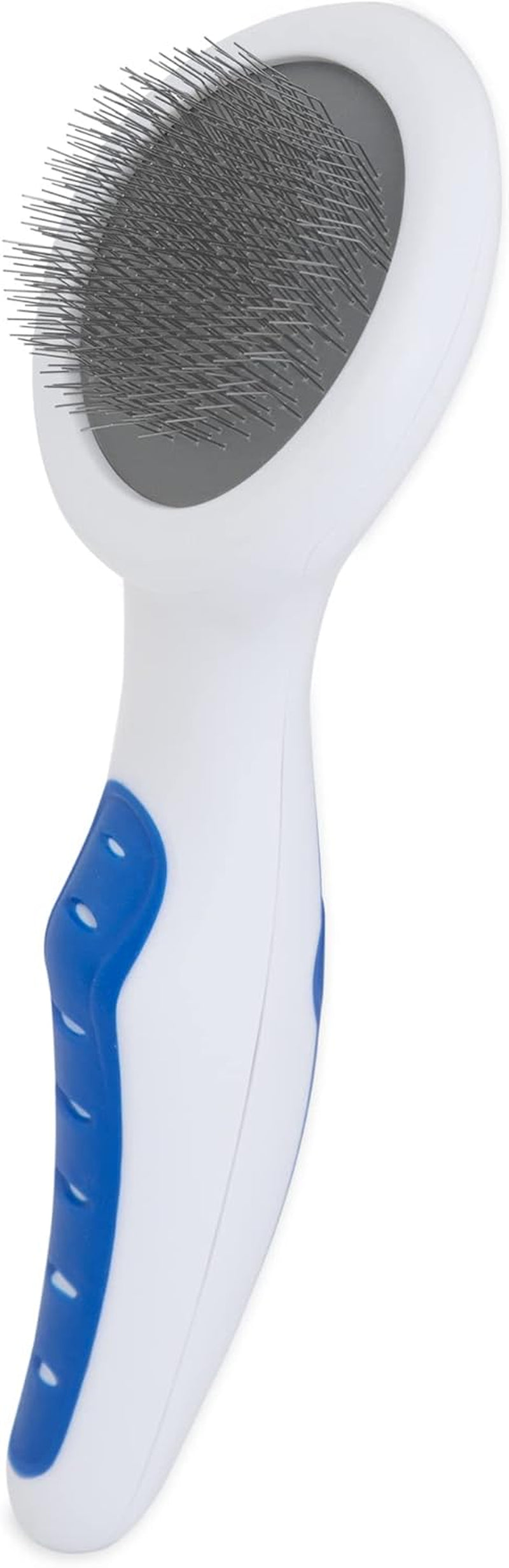 Gripsoft Cat Brush, White & Blue, One Size